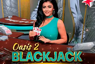 Oasis Blackjack 2 game at Izzi Casino